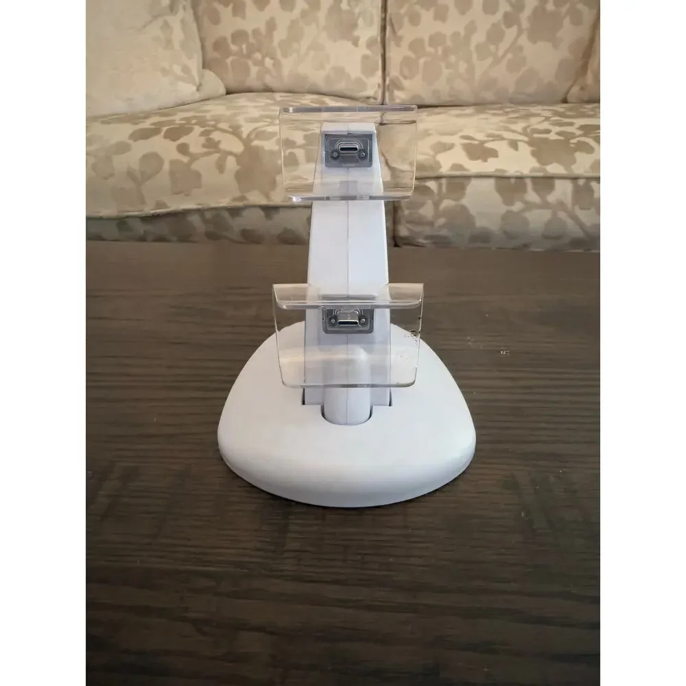 PS5 Dual Charger Dock Station-USB Fast Charging Stand Wh w/Power Cord